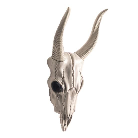 Halloween Skeleton Animal Decoration Creepy Cat/Dog/Bird/Rat/Goat Head Plastic Bones for Courtyard Graveyard Halloween Decor