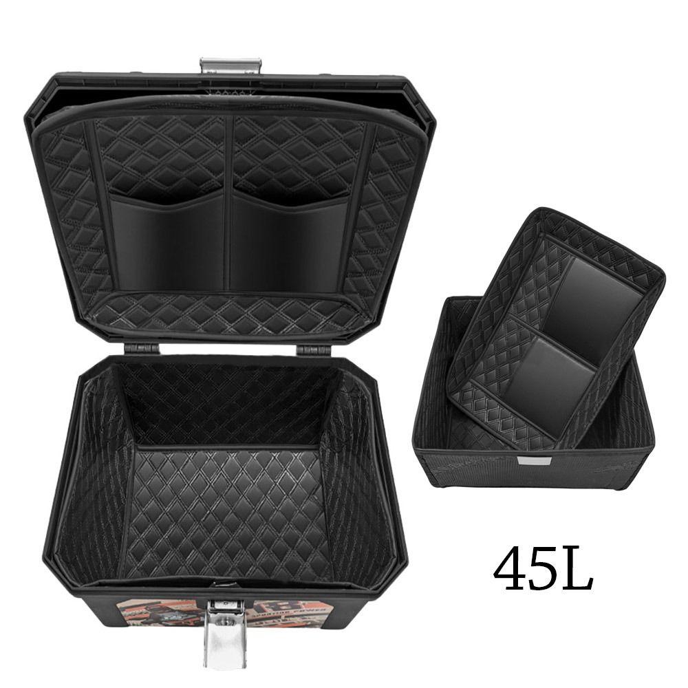 PU Trunk Protector Waterproof Leather lining Universal Tail box accessories Motorcycle