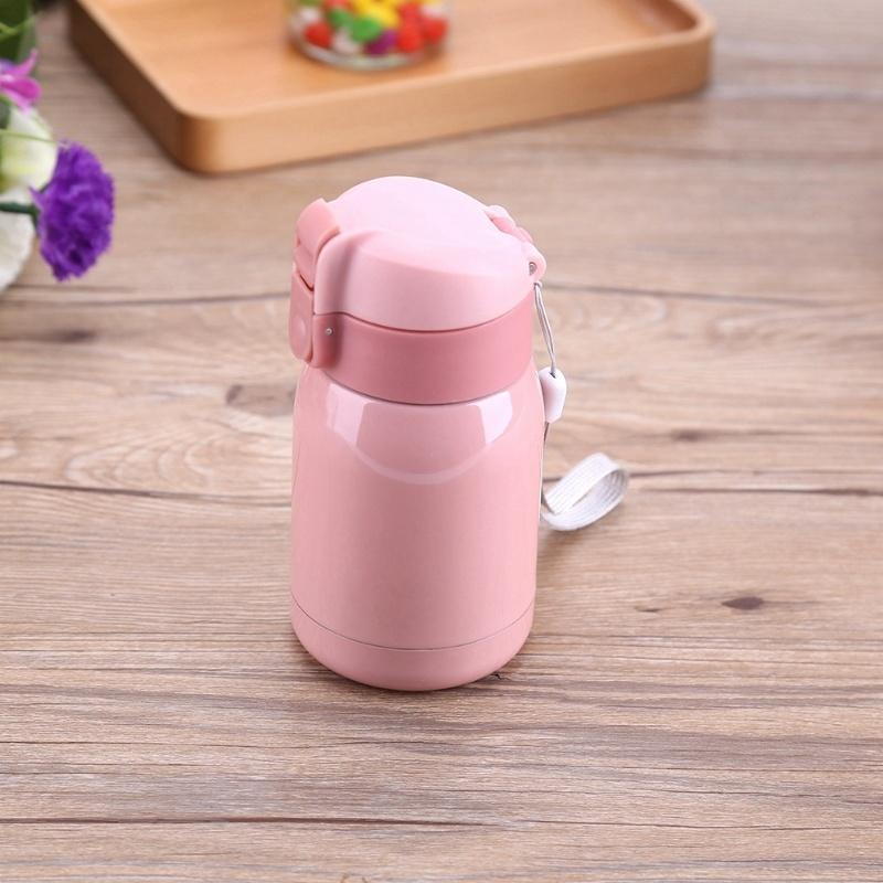 200ML Mini Edelstahl Doppelwandig Vakuumisoliert Tasse Thermoskanne Bürobecher