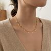 Elegant Titanium Steel Clavicle Chain: High-Grade, Non-Fading Necklace for a Luxurious, Versatile Look