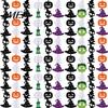 Non-woven Fabric Holiday Ornaments Halloween Party Felt Hanging Garland, Creepy Pumpkin Ghost Skull Witch Hat Living Room Wall Streamer, Horror Banner
