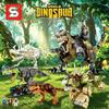 Dinosaur World Tyrannosaurus Rex Chase Building Blocks Toy