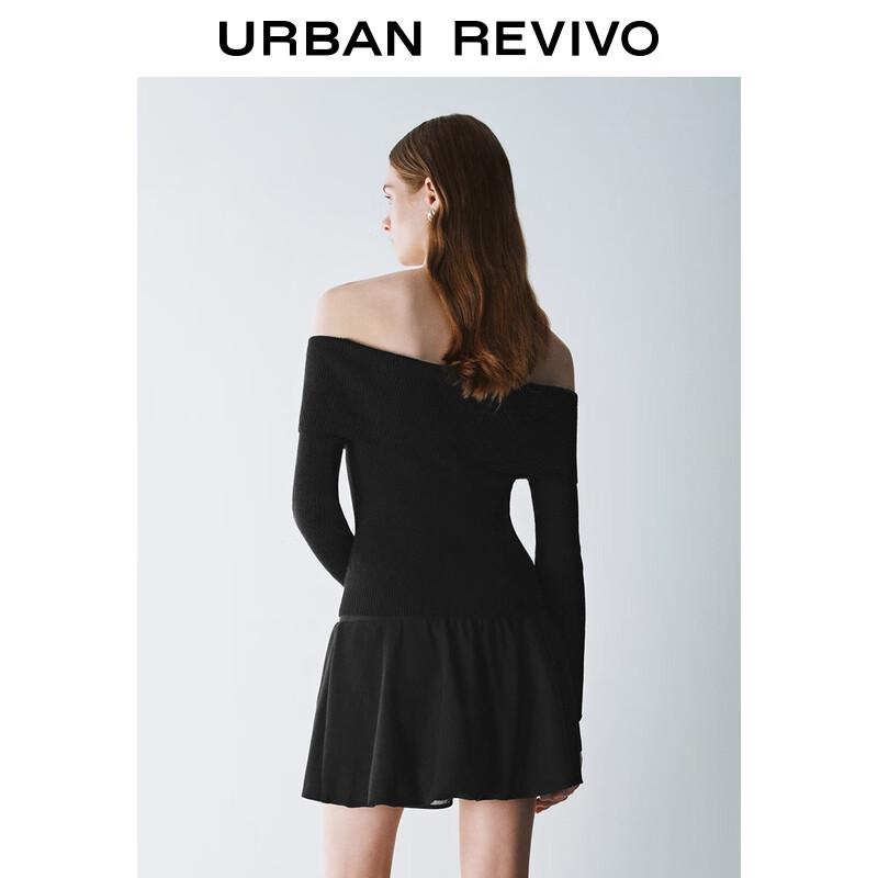 UR Women's Simple Off-Shoulder Knit Top