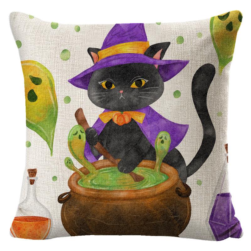 Pillow Christmas Pillowcase Set Home Bed Cushion Cover Office Sofa Waist Cushion