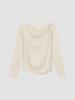 YJACK W_More Tension Drape Long Sleeve Jersey Blouse (120Gsm) Ljt2101L