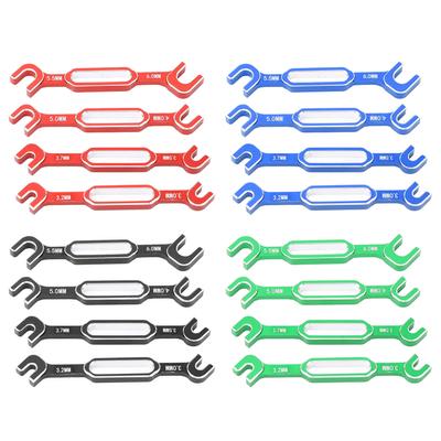 4PCS RC Car Wrenches Turnbuckle Nut Ball Joint Remover Aluminum Alloy RC Maintenance Spanner 3.0?6.0