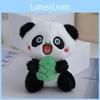 Adorable Plush Panda Keychain Cute Stuffed Toy For Backpacks And Cars