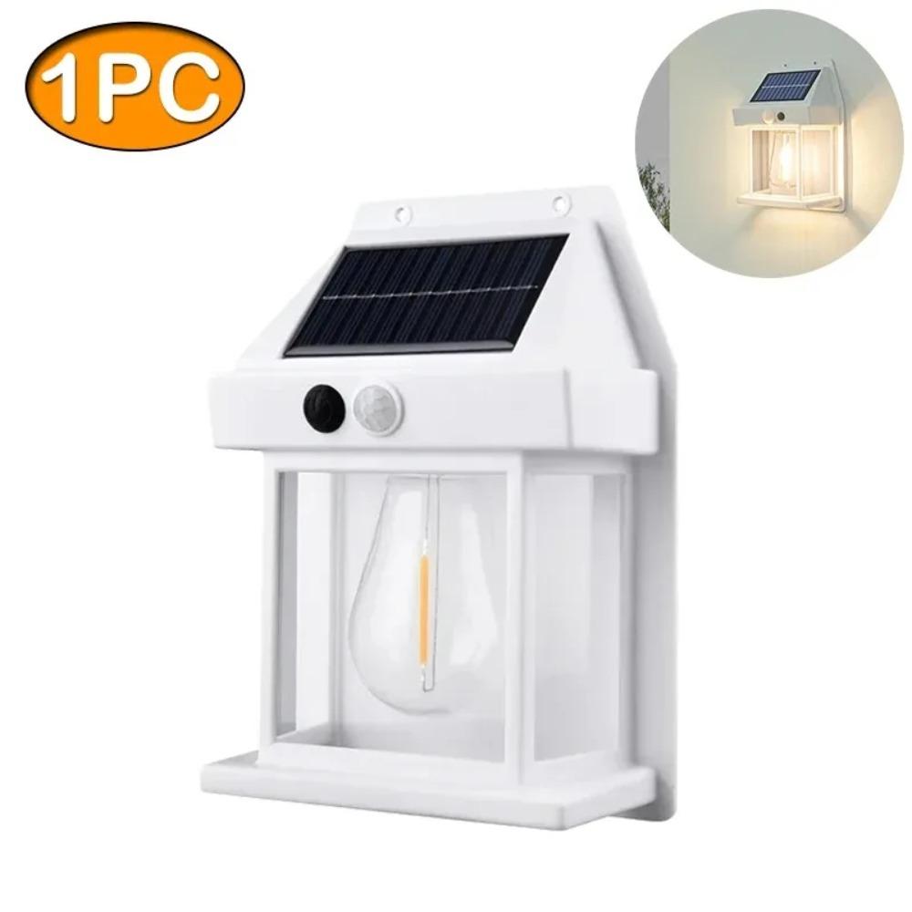 40W Solar Wall Lights Outdoor Tungsten Waterproof Wireless Motion Sensor Security Lamps Dusk to Dawn Lighting for Garden