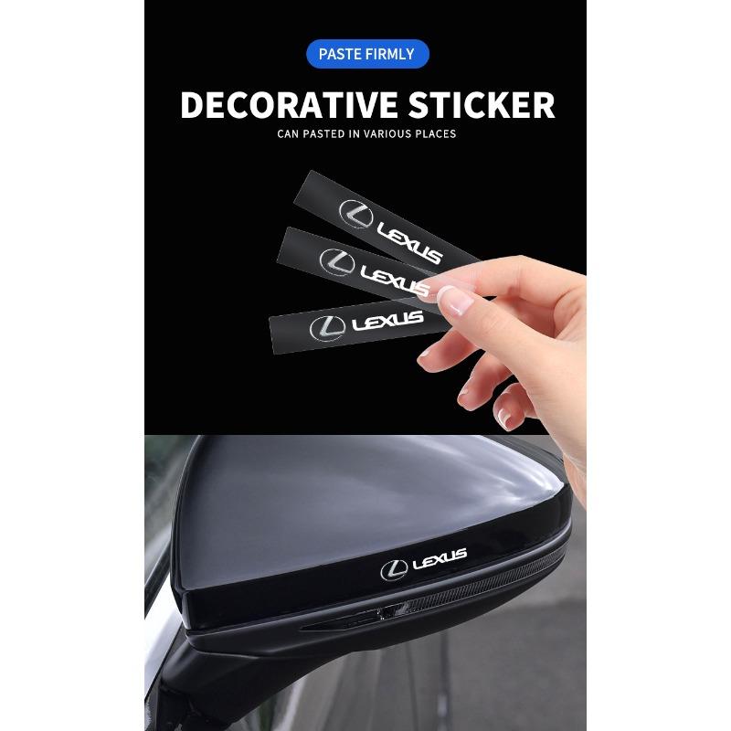 Car Interior Random Stickers Car steering wheel Decals For Lexus ES300 RX330 RX300 GS300 IS250 IS200 CT200h NX RX