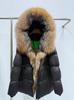 Goose down clothing popular winter new natural removable fox fur down jacket women's waist warm jacket