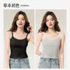 Herbal primary color threaded cotton lace sling vest, beautiful back, slim fit, versatile white spring outer wear, bottom and inner wear