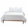 Housse de couette - EDEN - Collection Contemporain - 220x240 cm - Coton Oeko-Tex - Boutons-pression - Uni blanc