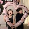 Heart Balloon Accessorie Cute Love Star Ballons Birthday Wedding Baby Shower Decoration Photo Frame Gifts Ornament