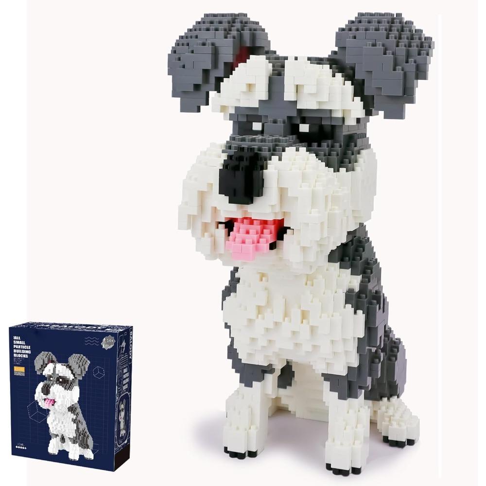 Siberian Husky Pet Dogs Micro Building Block Set