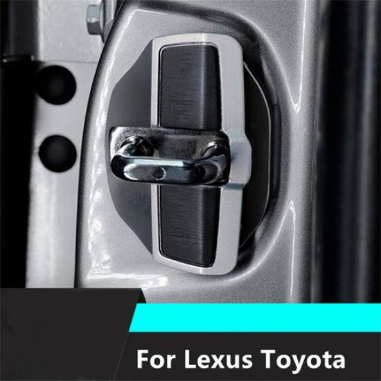 Car Door Lock Stabilizer Protector Lock Buckle Cover Fit For Lexus Toyota Series