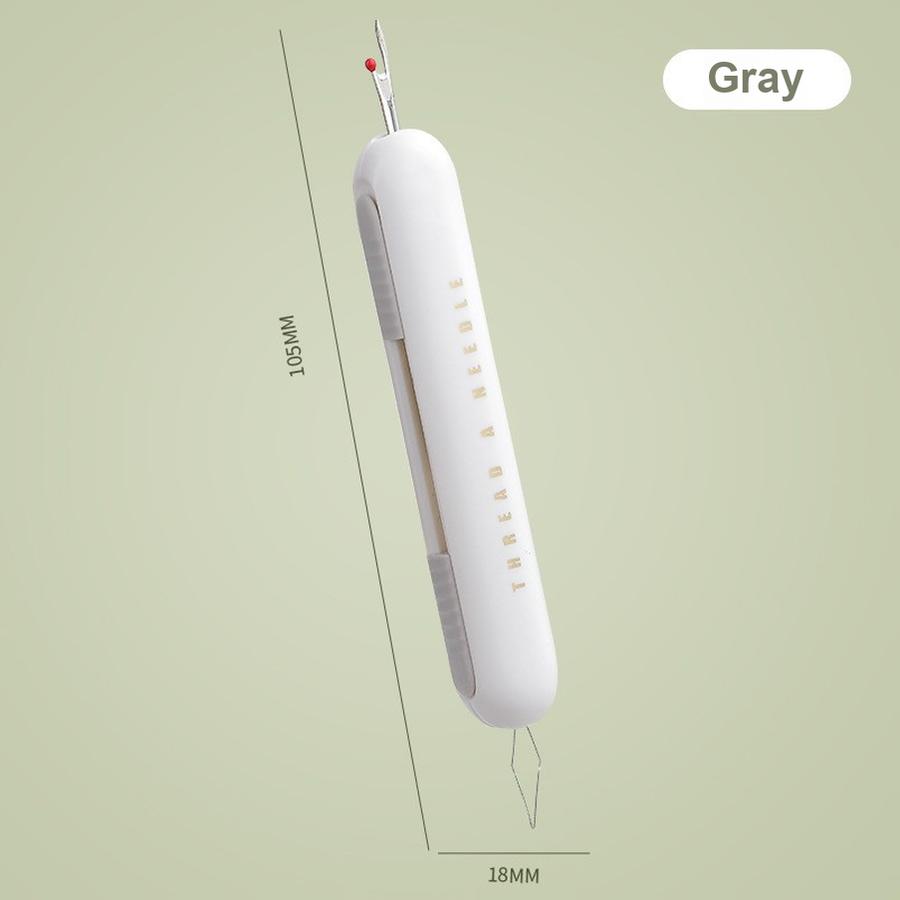 

Two-in-One Sewing Needle Tool, Multi-Function Unpicking Hook, Thread Picker, Elderly Hand Sewing Tool, Wire Remover 18*105mm серый ясень