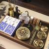 Ensemble de brûleur d'encens en laiton: Presse à cendres, Moule, Outil de scellage et Poudre pure pour débutants