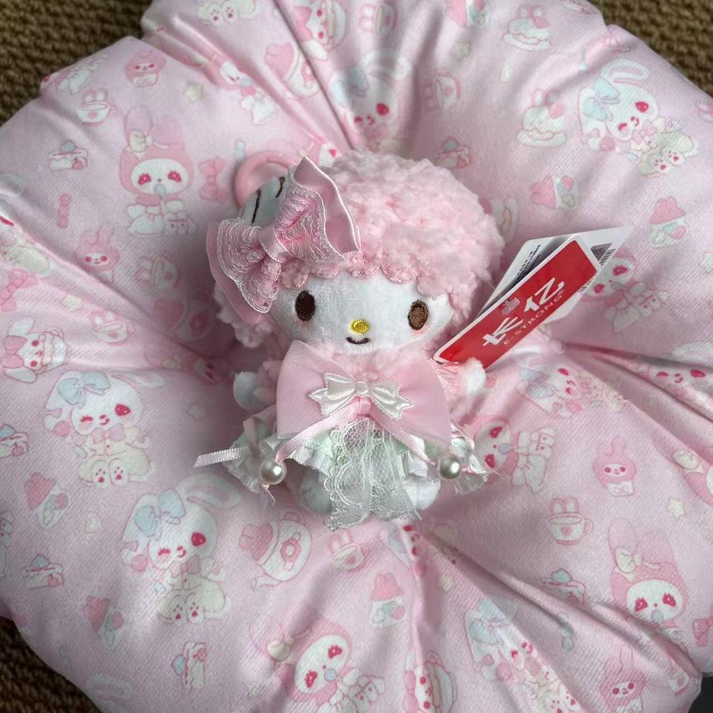 Sanrio My Melody Little Sheep Piano Plush Keychain Ornament Gift