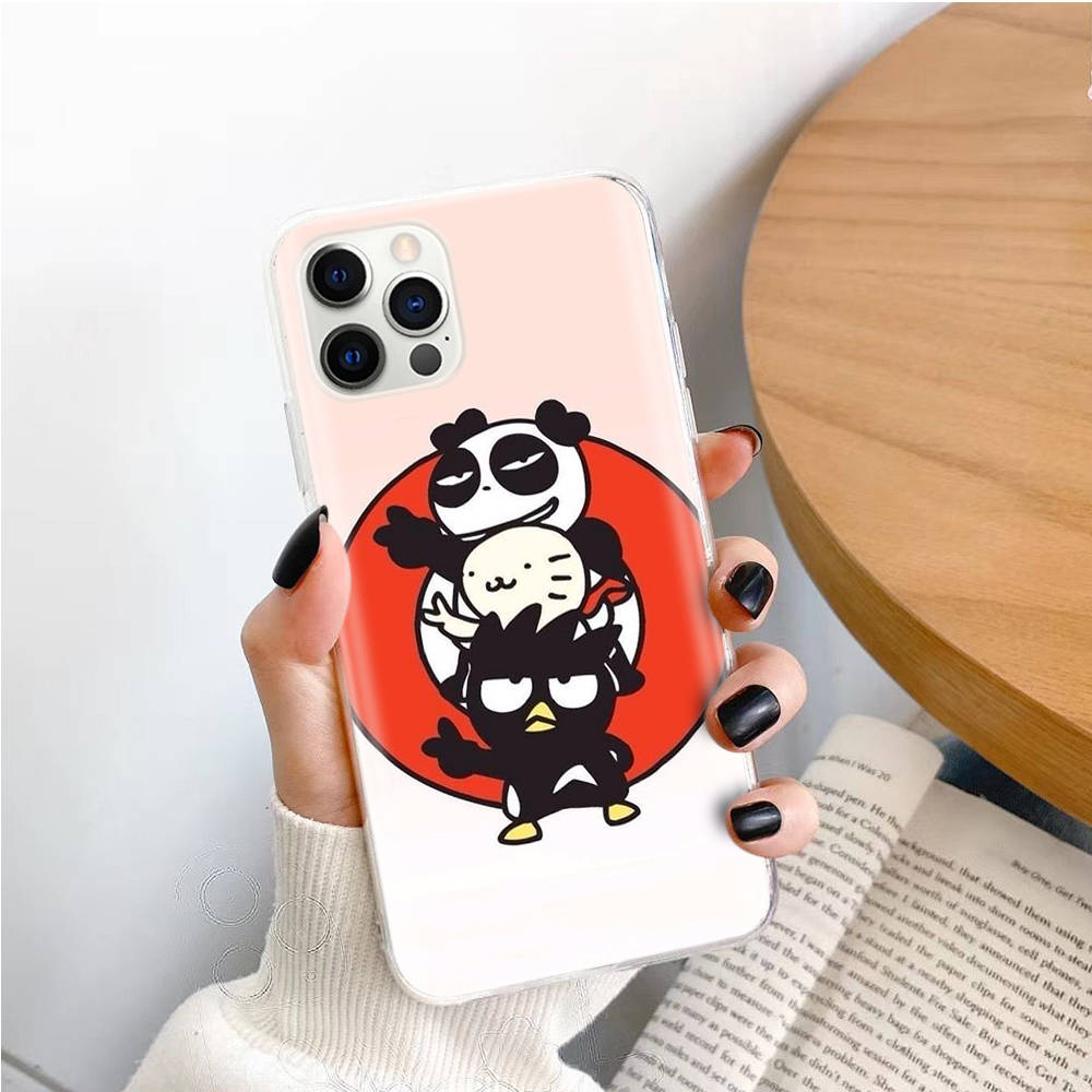 Transparent Case for Samsung A04 A14 A23 M33 M53 Realme 10 9 C35 C55 VIVO X80 Infinix Hot 30 Note 11 Tecno Spark 8P Pro L-26 Badtz-maru