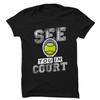 Creative Pattern Print Design Tennis Player TShirt Men Women Universal Fashion Casual Crewneck Cotton Tshirt Summer Tee Tops