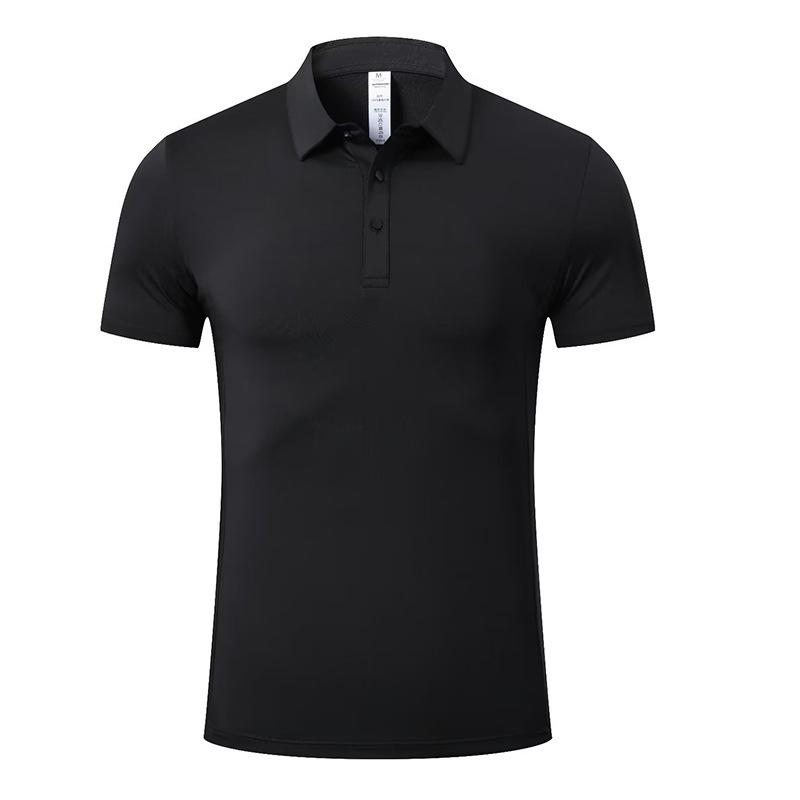 Men's Cross-Border Milk Silk Lapel Polo Shirt - Short Sleeve Sports & Running Top