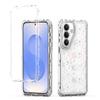 For Samsung Galaxy S26+ Case Precise Cutouts Acrylic TPU Clear Phone Cover with Laser-printed Film