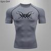 Man Compression T Shirt Gym Fitness Training Running Quick Drying Sports Shirt Summer Shaping Slimming Comfortable Men T Shirts
