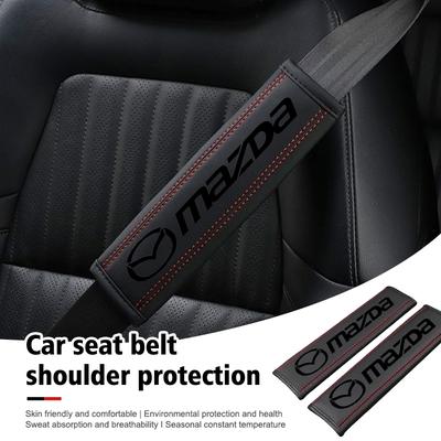 Breathable Car Seat Belt Shoulder Cover Strap Protection Pad For MX5 RX8 Axela Demio Atenza MS GJI GH BK MP 5 CX3 CX5