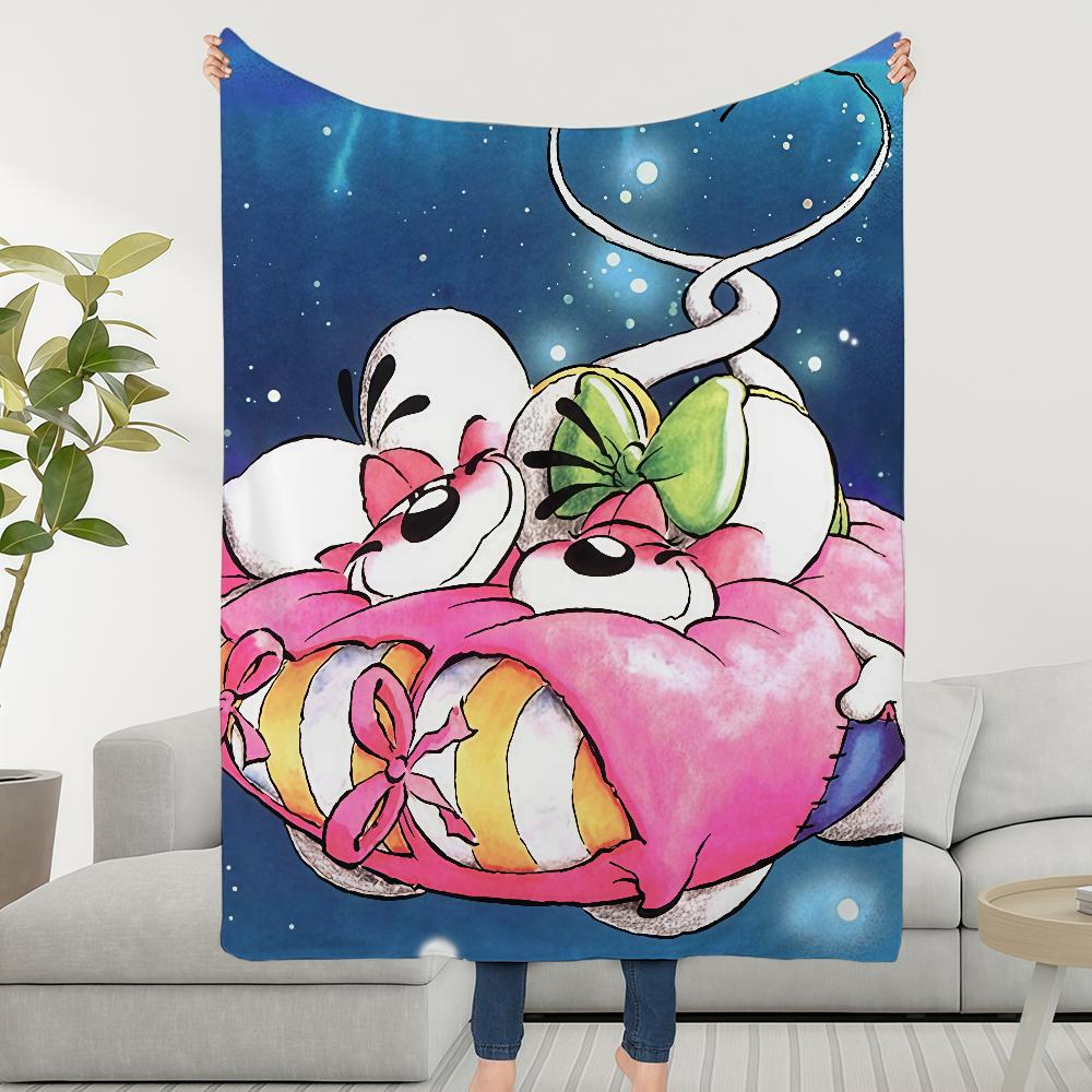 Blanket Throw Super Cosy Plush Living Room Sofa Couch Childish Birthday Cartoon D-DiddlS-ES Cute Gifts