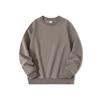 Schweres Baumwoll-Sweatshirt mit Rundhalsausschnitt, 300g - Herbst/Winter, Unifarben, Vielseitig, Lockere Passform, Bequem, Langarm.