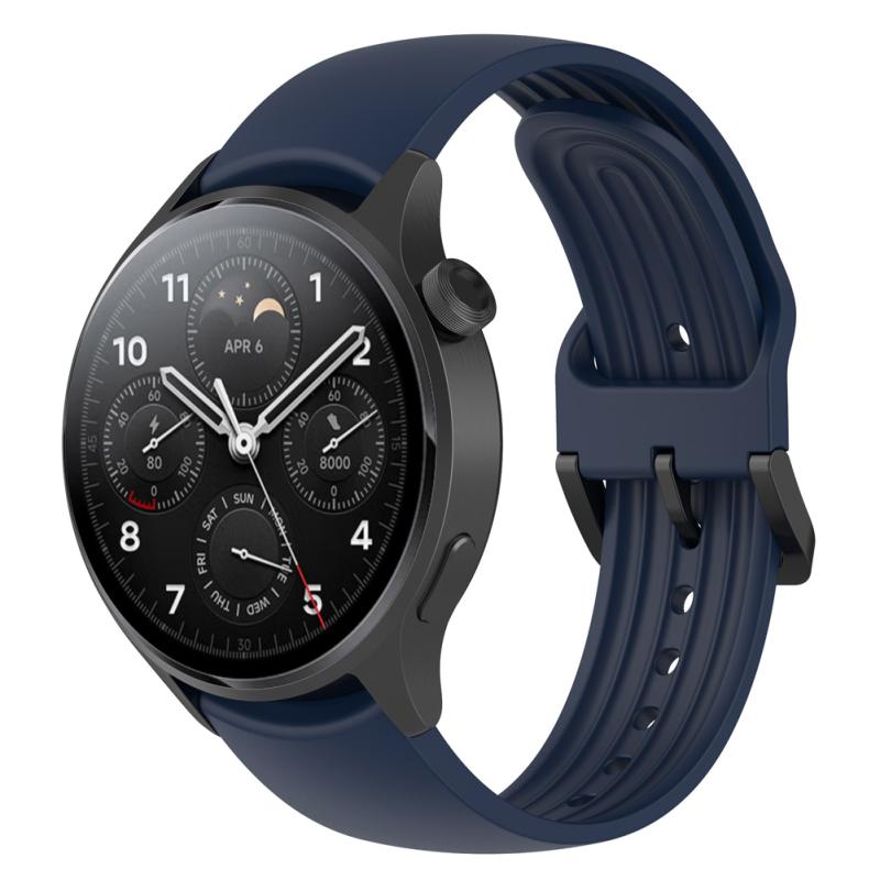 Silicone Watch Strap Lightweight Adjustable Bracelet Replacement Watchband Compatible For Xiaomi