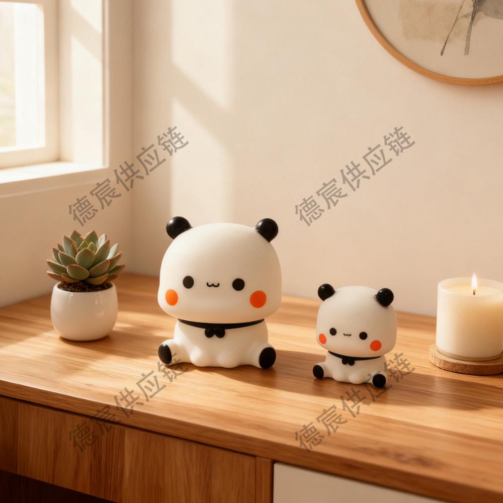 Panda Gel Night Light: Creative Atmosphere Lamp - Perfect Festival & Birthday Cartoon Gift