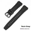 20mm Universal Resin Strap for Casio Stainless Steel Buckle Sport Waterproof Men TPU Replace Band Bracelet Watch Accessories