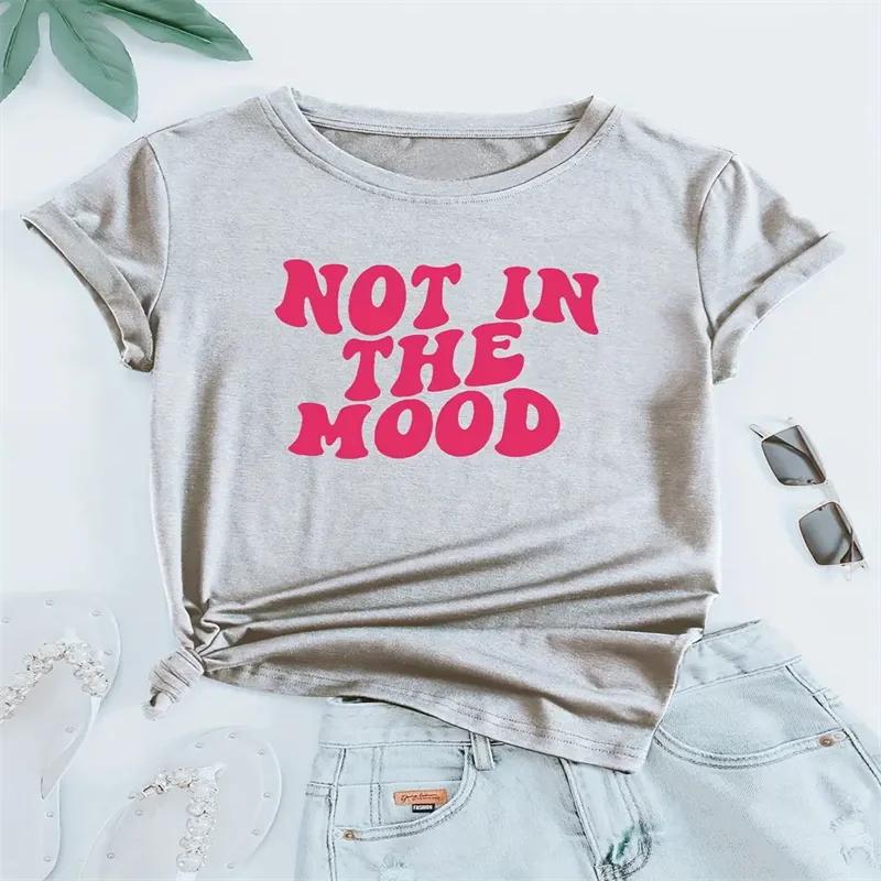 

Повседневная футболка большого размера с принтом-слоганом для женщин S