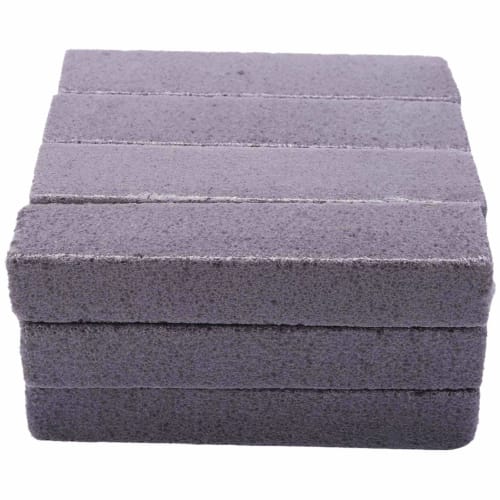 BYSL 10-Piece Pumice Stick Scouring Pads, Gray, Pumice Stick Cleaner for Cleaning Toilet Bowl Rings and Bathtubs, 5.9 x 1.4 x 0.9 Inches