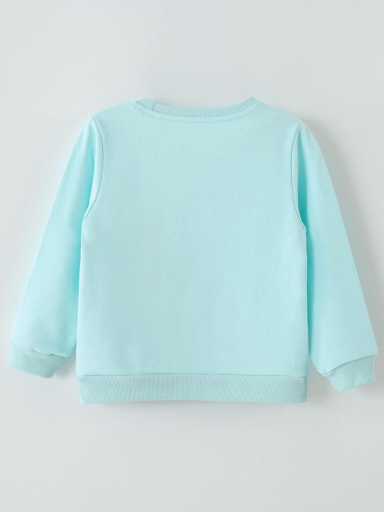 Autumn/Winter Girls' European Style Embroidered Long Sleeve Round Neck Toddler Hoodie