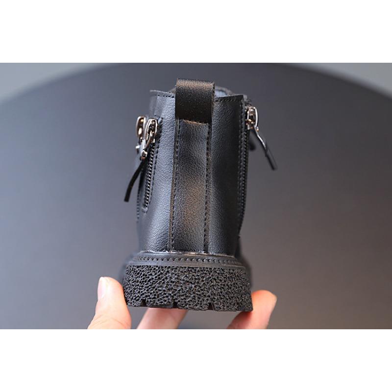 New Arrival Kids Winter Martin Boots British Style Boys Warm Leather Shoes Girls Cotton Fashion Ankle Boots