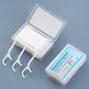 50pcs/100pcs flossing high tensile toothpicks, ultra-fine dental floss, interdental cleaning stick