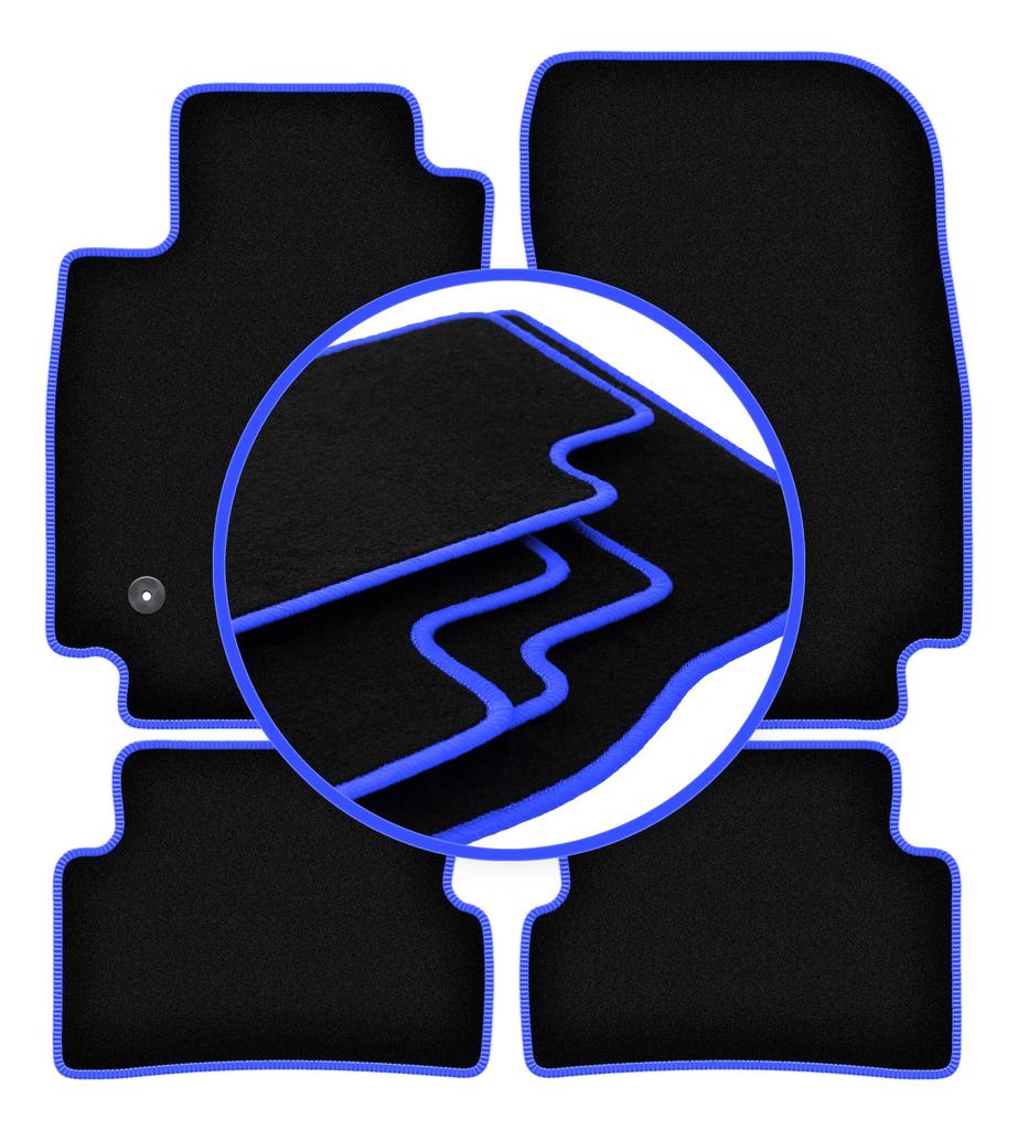 CARLUX-BLUE Automatten für: Renault Captur SUV (2013-2019)