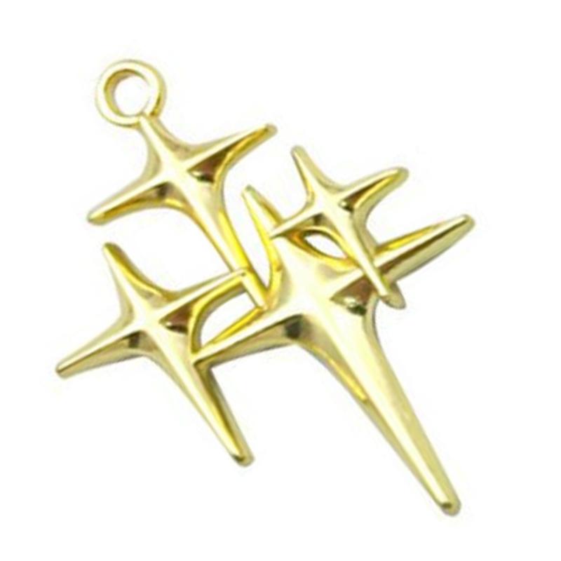 Elegant Four Pointed Star Pendant DIY Jewelry Accessories Chic Jewelry Pendants