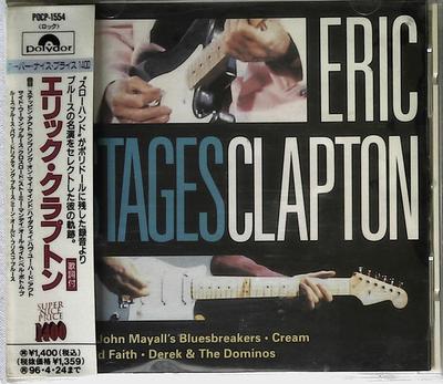 CD ERIC CLAPTON  Stages POCP1554 POLYDOR 1994 Japan Rock Used