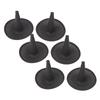 6pcs Hollow Cake Pan High Temperature Resistant Silicone Chimney Chiffon Cake Baking Mold for Kitche