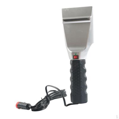 Zimowy samochód podgrzewany śnieg i lód ściągaczka do usuwania przenośna 12V elektryczna szyba