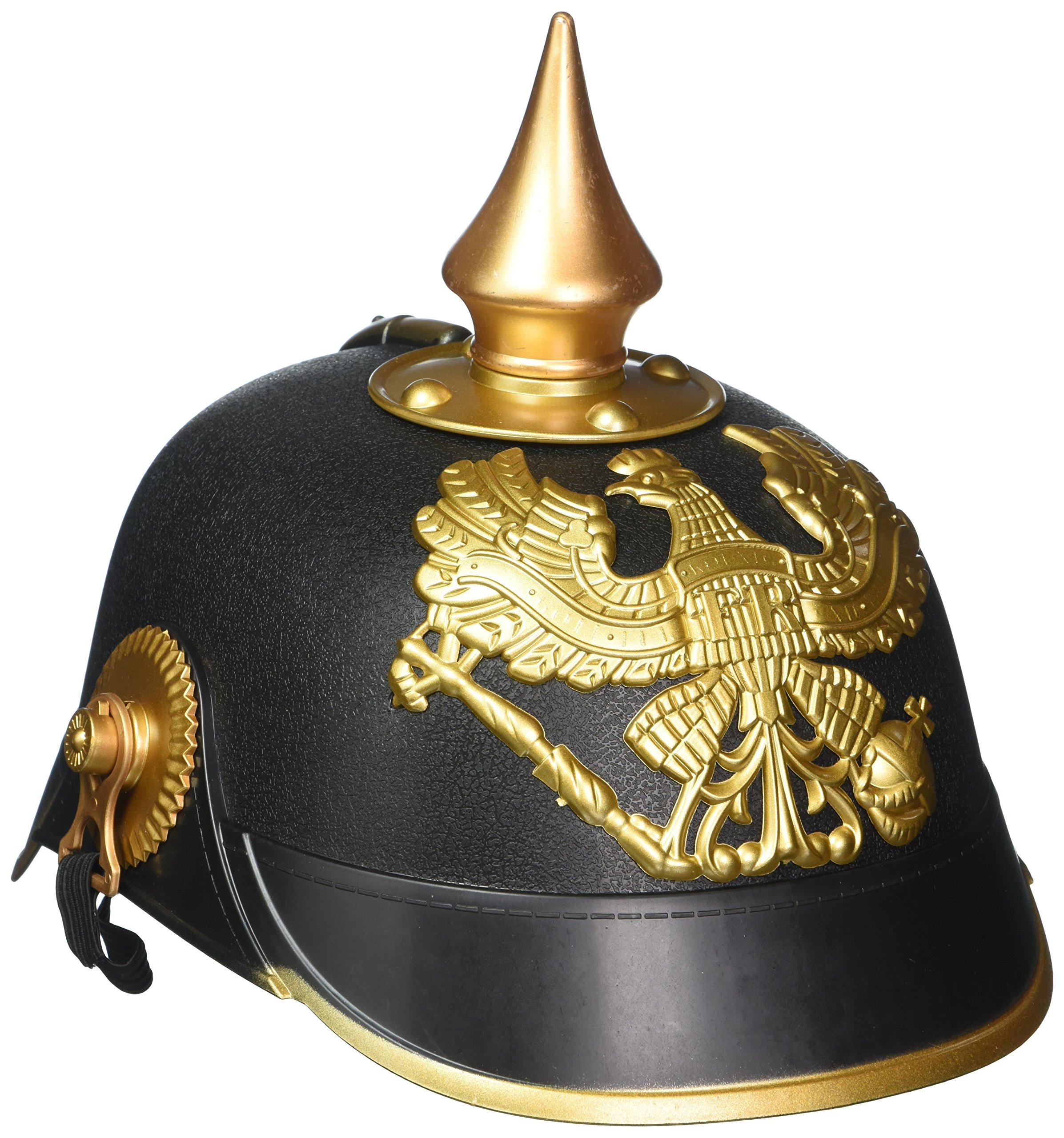 (Forum Novelties) Forum Novelties - German Police Officer s Pickelhaube Helmet, Black and Gold