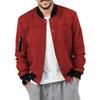 Suede Stand-Up Collar Men's Button Cardigan Jacket - Autumn/Winter Retro American Casual Outerwear