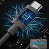 Mini TypeC DC5521 5.5x2.1mm Waterproof Power Cable for Outdoor Use PVC Cord with Overload Mulltiple Protection