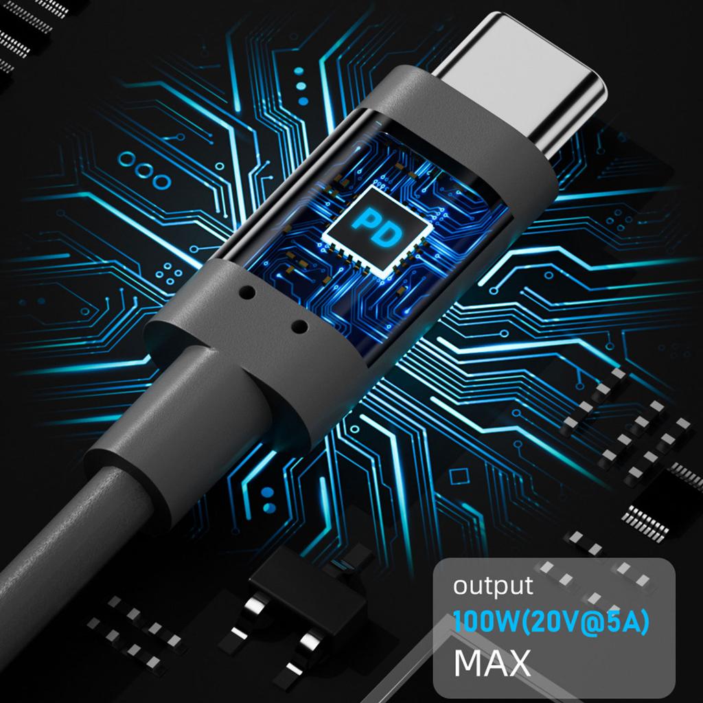 Mini TypeC DC5521 5.5x2.1mm Waterproof Power Cable for Outdoor Use PVC Cord with Overload Mulltiple Protection