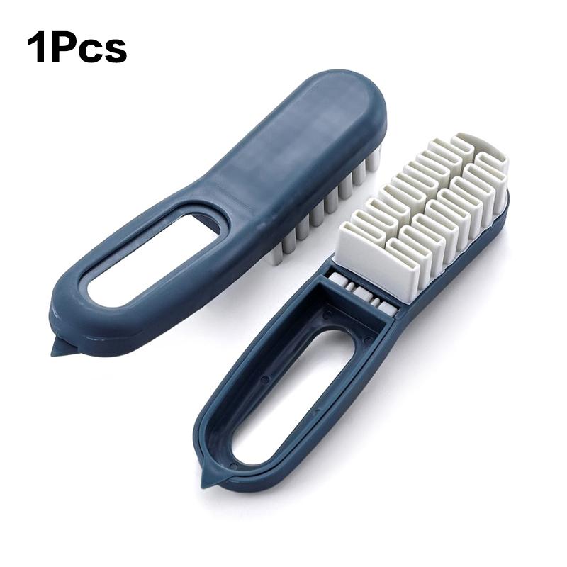 2-In-1 Leather Brush For Suede Boots Bags Scrubber Cleaner White Rubber Crepe Shoe Brush Household Necessary Wall Crevice