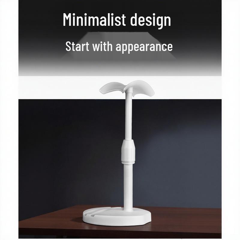 Multi-functional Desktop Headset Stand with Phone Holder - Wired & Wireless Support