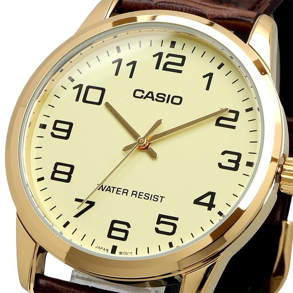 CASIO Analog Quartz Watch presentation simple Gold x Cream Yellow [Casio] Men's MTP-V001GL-9B (No box, packaging) (Overseas model)